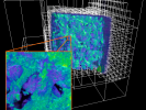 Représentation et Algorithmes pour l\'Exploration Interactive de Volumes Procéduraux Étendus et Détaillés